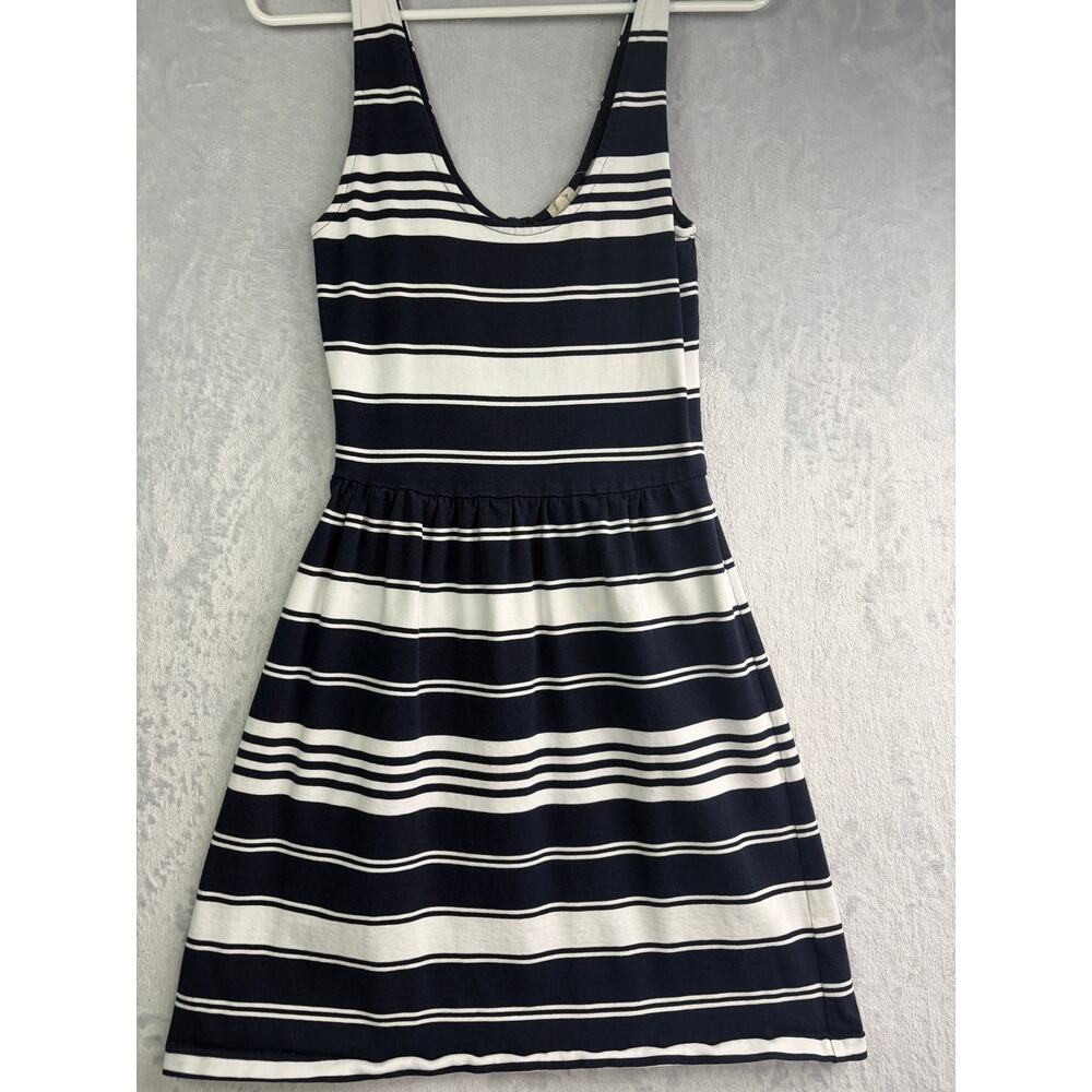 J.Crew Navy & White Striped Mini Nautical Tank Dress - Size XXS - Picture 6 of 8